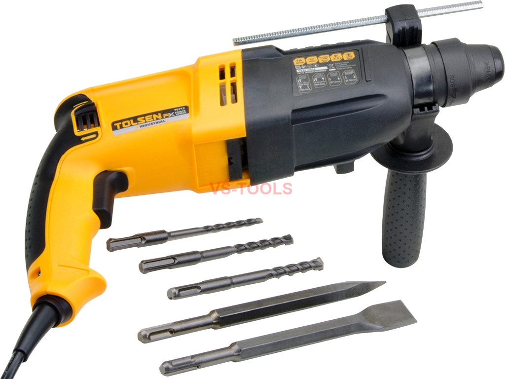 Concrete Rotary Hammer Drill Variable Speed MultiFunction